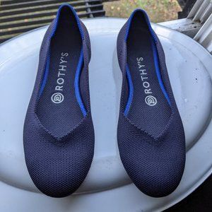 Rothy’s The Flat Maritime Navy Blue Flats Size 7